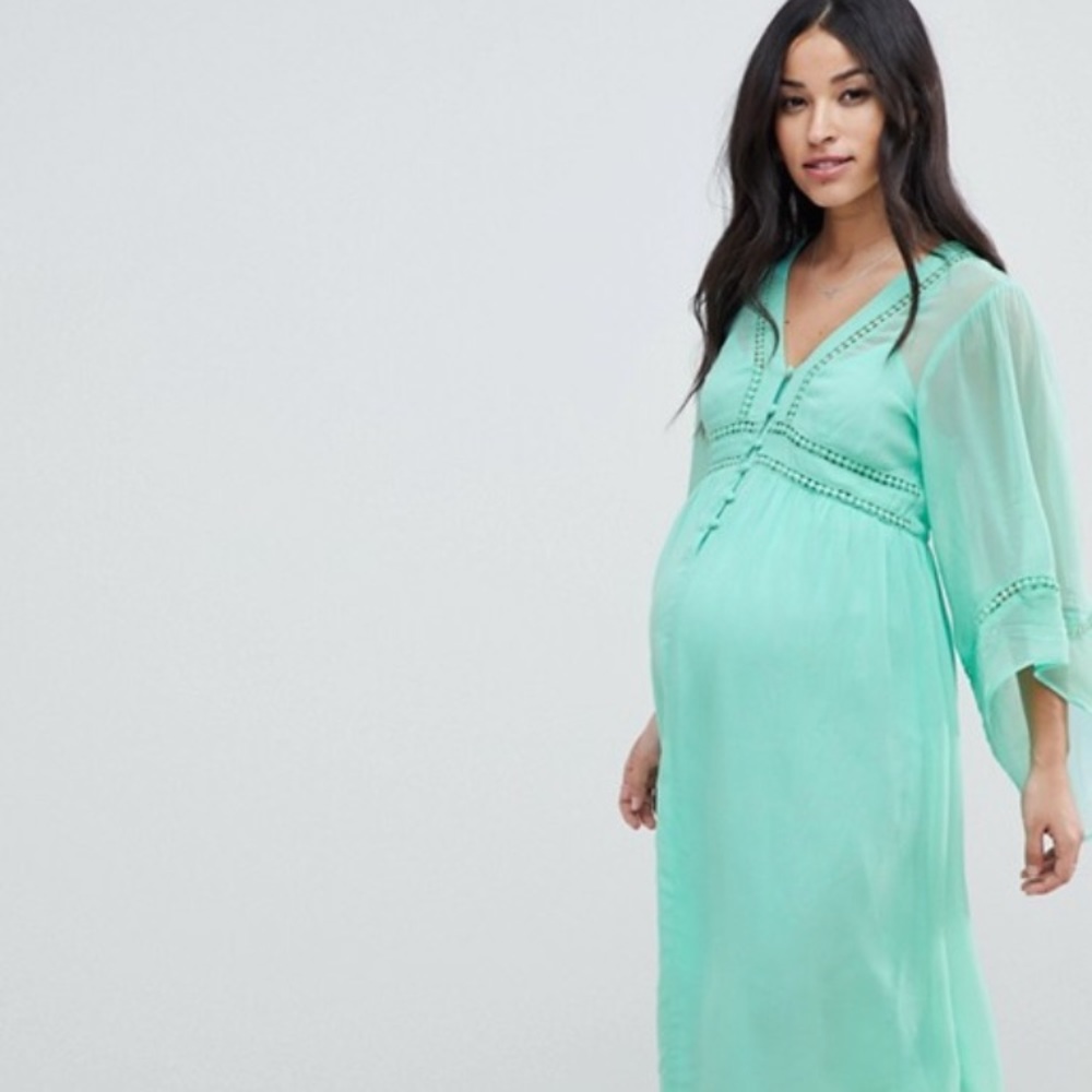 ASOS Maternity Lace Up Dress